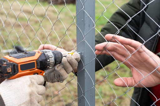barbed wire fencing