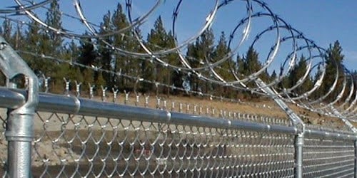Razor Wire Fencing in Westside, CA